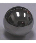 0.3345" Loose Tungsten Carbide Ball +/-.0005 inch, shiny metallic appearance on smooth surface, extremely hard alloy.