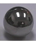 Front view of a 0.3345" Loose Tungsten Carbide Ball +/-.0005 inch, showing its polished surface and spherical shape.