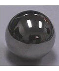 0.352" Loose Tungsten Carbide Ball +/-.0005 inch, shiny surface, close-up of single ball bearing, high wear resistance