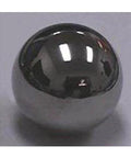 0.370" Loose Tungsten Carbide GR25 Ball +/-.0005 inch, shiny finish, reflecting light, close-up view on gray background