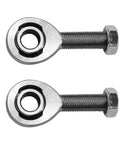 1/2-20 Heim Joint Rod End Kit with heavy duty chromoly rod ends, right and left hand threads, 0.065 jam nuts for steering and suspension.