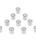 10 pcs 304 stainless steel push fit ball spring plungers with 5mm x 6mm body, precision positioning components for mechanical devices and clamps