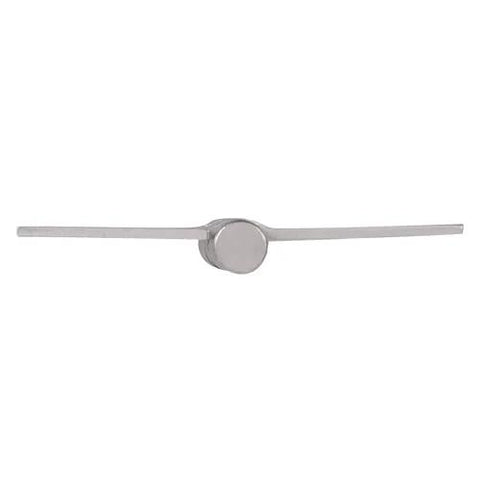 Design House satin nickel interior door hinge, 3.5-inch, heavy-duty steel
