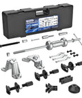 12-Way Slide Hammer Puller Set, Front Wheel Hub Bearing & Rear Wheel Axle Remover Puller Set, 23PCS Tool Kit with Black Carry Box