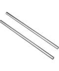 12mm Chrome Plated Linear Rods 250mm Long, 2pcs Solid Linear Motion Shafts with M6 Internal Threaded Ends