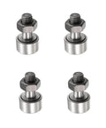 HiPicco Cam Follower Track Runner Bearings, CF5/KR13 Needle Roller Bearing 13mm, pack of 4 for machine tool guide rail and 3D printers