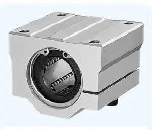 ✝️ SMJ16GUU NB 16mm Adjustable Block Unit Motion Linear Bearing in silver, designed for smooth motion and stable alignment, 1-pack