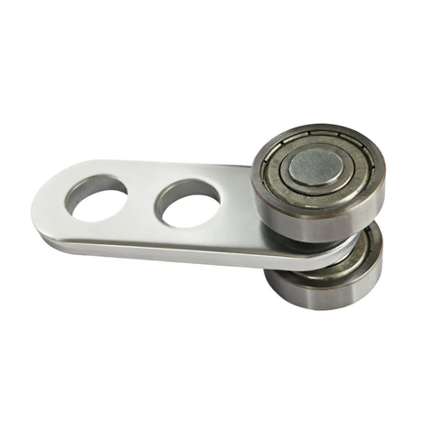 2 Wheel Trolley Assembly Rollers with Deep Groove Bearings Galvanized Steel Build Designed to Fit 1-5/8 Inch Wide and Taller Strut Channels