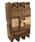 Heavy Iron Two Pole Thermal Magnetic Circuit Breaker Providing Thirty Five Kiloampere Interrupt Capacity Plus Four Hundred Amp Load Rating At Six Hundred Vac For Rugged Commercial Panels Built Like Tanks For Real Job Sites.