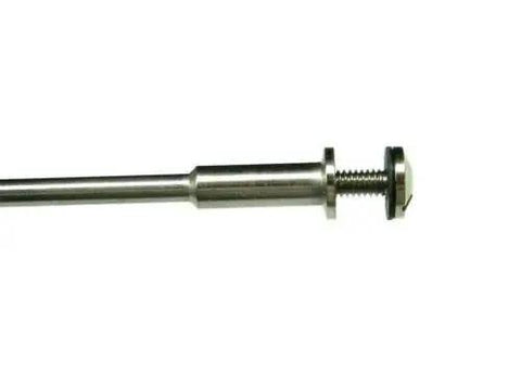 Badass Miniature Screw Mandrel 1/8 Inch Shank Rotary Tool Accessory Adapter For Drill Bits And Dremel Compatible Reinforced Steel close-up.