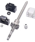 250mm SFU1605 Ball Screw CNC Assembly with metal nut, BK12 BF12 end supports & coupler, for CNC machines and industrial projects.