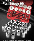 27 Pcs Universal Press & Pull Sleeve Kit Bush Bearing Removal Insertion Tool Set with red case