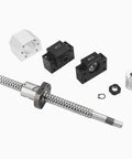 300mm SFU1605 Ball Screw Kit with Metal Ball Nut, Ball Nut Housing, BK BF End Supports and Coupler, 16mm Diameter, 5mm Lead
