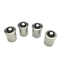 4pcs of 5pcs D5 x L6 304 Stainless Steel Ball Plunger, Push Fit Spring Loaded Ball Plungers for Drive Pulleys, Indexing Applications