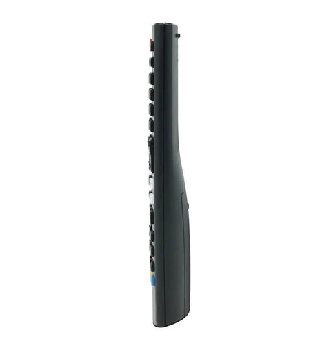 Side view of OEM Remote Control For Select LG TVs In Black Replacement IR Remote Model AKB76040302, showing button profile.
