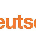 Logo of Deutsch in bold orange lettering, representing quality automotive connectors and wiring solutions.
