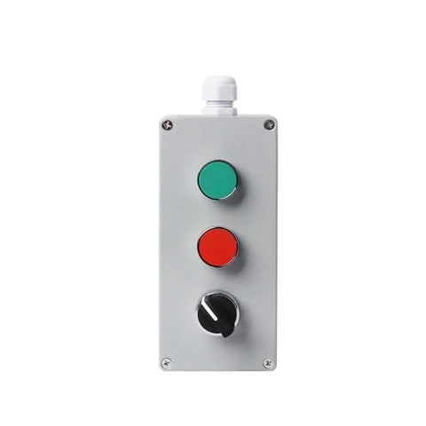 Industrial explosion proof control box with push buttons
