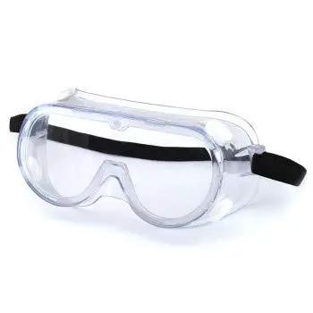 Built Tough Chemical Splash Safety Goggles With Anti Fog Vents And Impact Resistant Polycarbonate Lenses and Jobsite Approved Eye Protection For Hard Working Pros And Tradesmen Ready For Any Messy Task, clear design with adjustable strap.