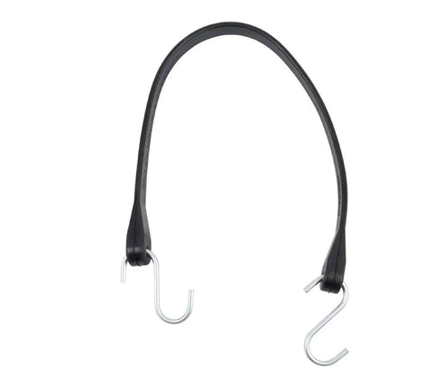 21 Inch EPDM Tarp Bungee Straps 50 Pack Made In USA Heavy Duty Weather Resistant Tarp Straps With Galvanized Steel S Hooks