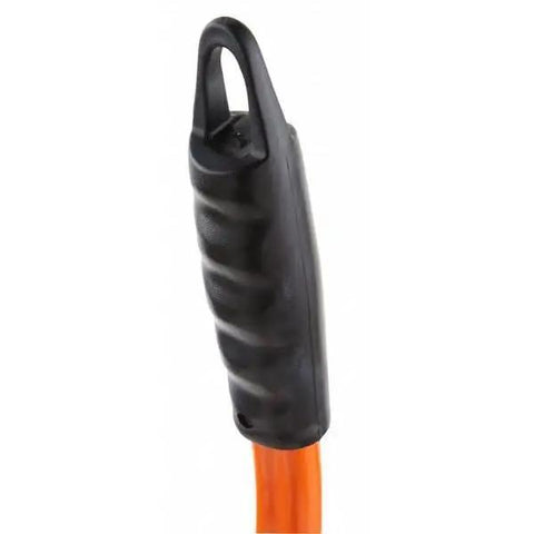 Close-up of the handle of the Heavy Duty Metal Frame Measuring Wheel, featuring a textured grip and tough design.