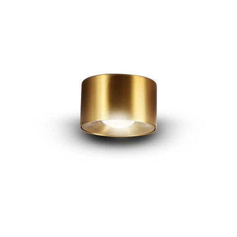 Node Series 3.25 Inch Integrated LED Surface Mounted Downlight ETL Certified Antique Brass Finish with 120VAC No Driver Needed