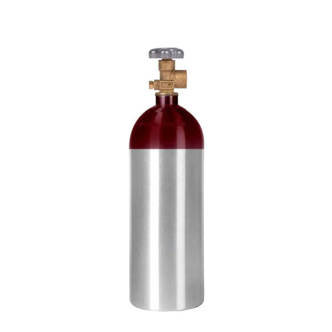 Lightweight 15 Cu Ft Aluminum Nitrogen Cylinder With CGA580 Valve DOT Approved Gas Tank For Helium Argon Xenon Neon And Nitrogen CO2 Mixes