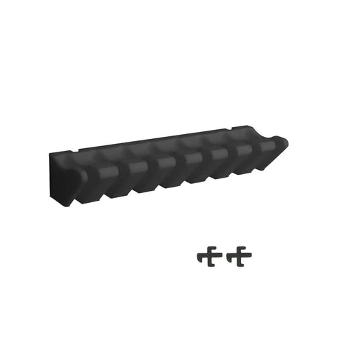 Black Skådis Tape And Tool Holder Pegboard Organizer For Tape Rolls And Accessories, wall mount hanger for office or craft room.