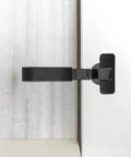 Soft Close Concealed Cabinet Door Hinges With Buffer Damper installed inside a cabinet, showing two-stage silent damping mechanism