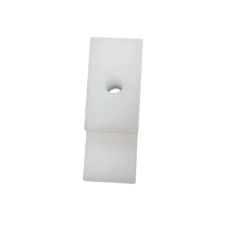 Keep Your Genie Boom Lift Rolling Smooth With This Heavy Duty Wear Pad And Bottom Cable Track For S-60 S-65 S-80 S-85 Replace Oem Part 34394 Built Different, white wear pad with hole.