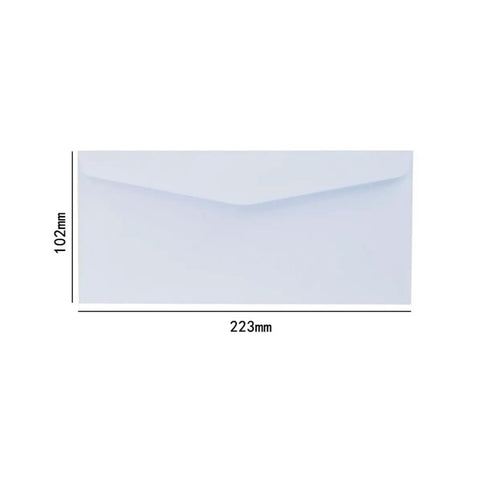 White Blank Paper Envelopes Set 20 Pack For Mail And Storage Reusable No Word Design Letter Envelopes With Thickened Paper Workhorse Quality