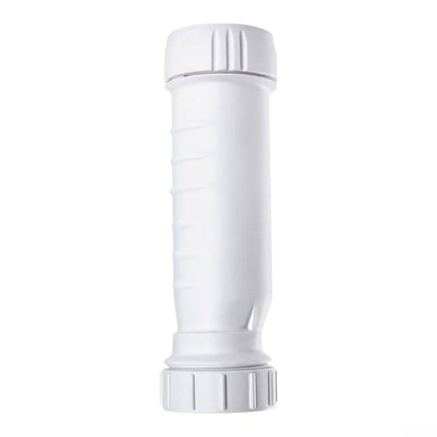 Heavy Duty Waterless Waste Valve With Self Sealing Tech For Rv And Seasonal Retreat Setup Vertical Or Horizontal Mount, white plastic design.