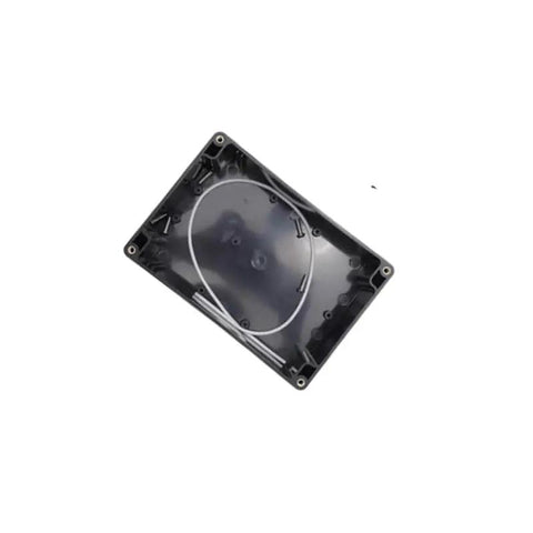 Top Shelf Abs Electrical Enclosure For Hardware Builders With Four M16 Cable Glands IP65 Waterproof Junction Box black interior view