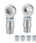 3/4 inch Heim joint rod end kit, chromoly panhard rod ends with right and left hand thread, tube adapters, misalignment spacers, and jam nuts