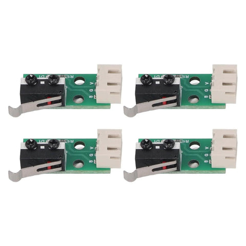 4-pack 3D Printer Limit Switch Endstop Module with Integrated Plug and 1M Photoelectric Sensor for Mega S