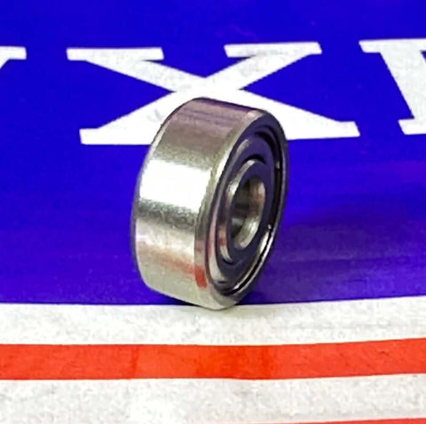 ceramic stainless steel bearing S623ZZ with metal shields on colorful background