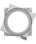 4 Inch Lazy Susan Hardware Pack of 2 Heavy Duty Steel Turntable Ball Bearing with 350 lb Load Capacity, Made in USA
