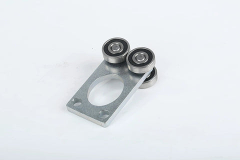 4 Wheel Trolley Assembly Rollers with Sealed Bearings for 1-5/8 Inch Strut Channel, Heavy Duty Q235 Steel Hoist Trolley