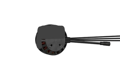 275KV Brushless RC Motor For 12S Power, Smooth Stable Flight For Fixed Wing Planes, Drones, rear view with wires