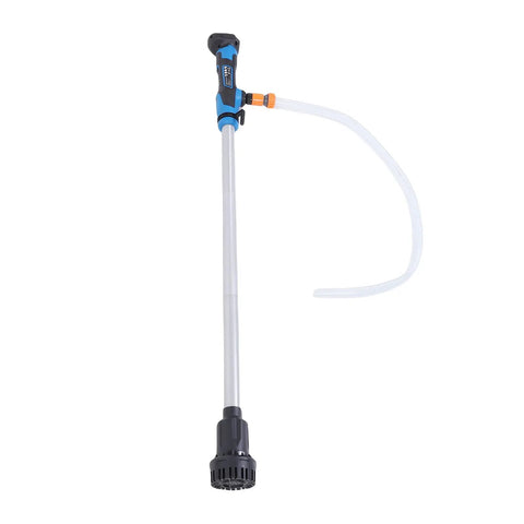 Fabater Cordless Stick Water Transfer Pump 36LPM Portable Sump with detachable battery slot and suction hose.