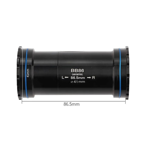 Threaded Ceramic Bearing Bottom Bracket For Press Fit 86 92mm Shell With 41mm Inner Diameter Fits 24mm Shimano Or 22 24mm SRAM GXP Cranks