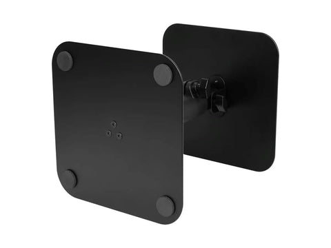 Desktop Freestanding Speaker Stands Pair With Cable Management, Adjustable Height And Tilt, 9.1 by 9.1 Inch Platform