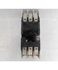 Rock Solid Thermal Magnetic Circuit Breaker Three Pole Five Hundred Amps Six Hundred VAC Two Hundred Fifty VDC Din Rail And Panel Mount Easy Install For Tight Spaces top view showing terminals and housing.
