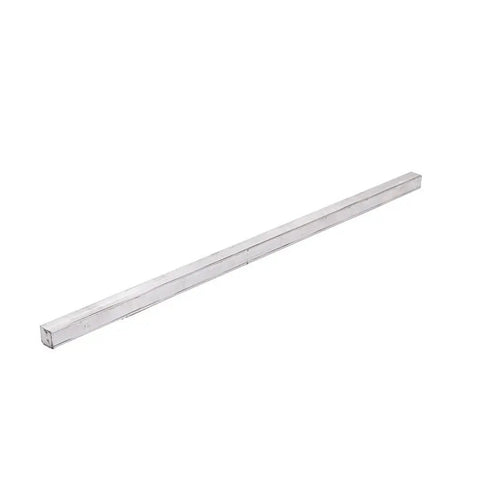 Beefy 6061 T6 Aluminum Rectangle Bar 0.25 By 0.25 Inch, 60 Inch Length, Lightweight Yet Strong Flat Stock For Machining, DIY Projects, Brackets, And Custom Fabrication, angled view