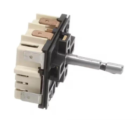 Genuine OEM Regulator Energy Replacement Part For Kitchen Ranges And Ovens, side view with metal and plastic components, replaces DG44 01002A.