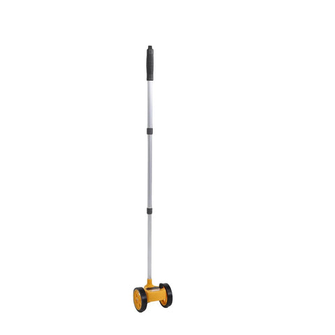 Jauarta Construction Measuring Wheel Lightweight Accurate Distance Tool for with adjustable aluminum rod and rubber grip.