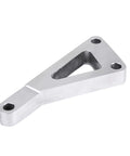 Billet Alternator Bracket Kit For Chevy SBC 350 Small Block Engine Polished Aluminum Upper Lower Brackets With Mount Supports Serpentine V Belt Systems, polished aluminum lower bracket