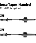 Pen Mandrel Bundle With Mandrel Saver 2MT For Woodturning Pens, featuring MT1 and MT2 mandrels, side by side comparison.