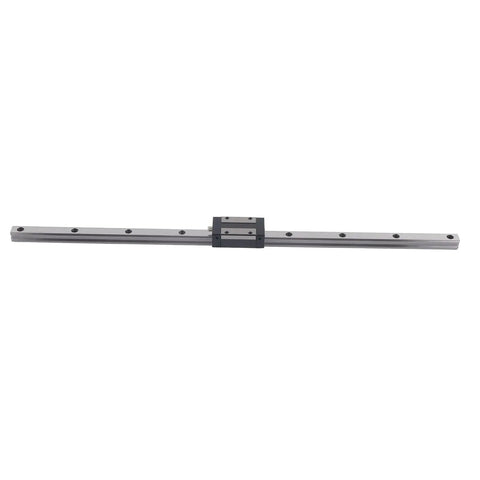 High Speed Linear Guide Rail And Slider Kit With Ball Bearing Steel Blocks For Ultra Smooth Low Friction Motion In 3D Printers, CNC Machines, And Automation Projects, 500mm Length, P-Grade Precision Linear Guide