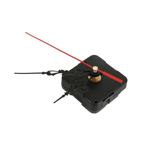Quartz Clock Movement Mechanism DIY Repair Kit with Red Second Hand Practical Wall Clock Parts Easy Install Replacement Battery Powered Not Included Fits Clock Panels Up To 6 Mm Thick Pro Grade And Affordable