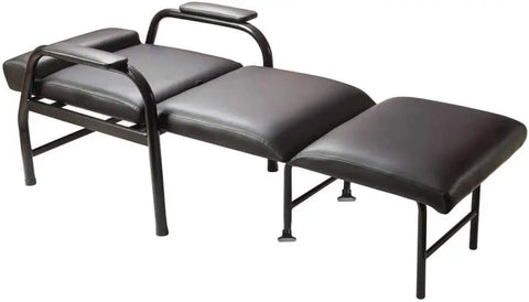 Straight Up Heavy Duty Low Profile Bell Glides For Office Chairs And Sitting Stations Smooth Operator Rolling Polyurethane Treads With Deadlift Class Grip Fits Seven Sixteen Inch Stems Absolute Game Changer Caster Swap Pack 5 Piece on a black padded chair.